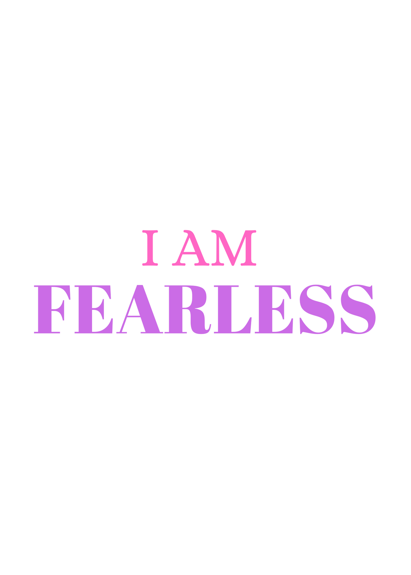 I Am Affirmation Wall Art